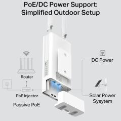 Router Inalámbrico 4G TP-Link TL-MR100-Outdoor 300Mbps/ 2.4GHz/ 2 Antenas/ WiFi 802.11 b/g/n