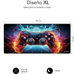 Alfombrilla Subblim GameCore XL Mouse Pad/ 900 x 400 x 3 mm