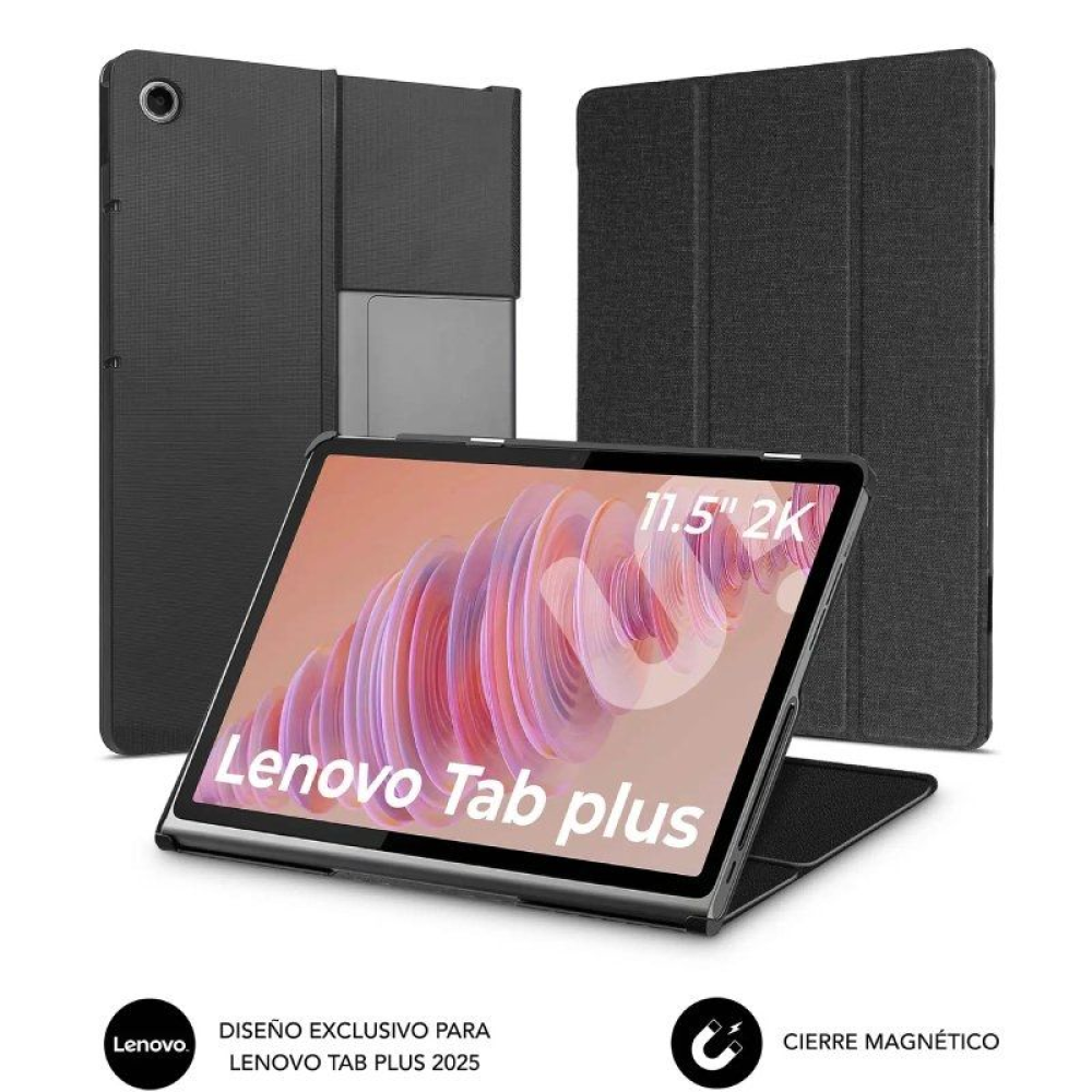 Funda Subblim Shock Case Lenovo Tab Plus 2025/ Negra Funda Subblim Shock Case Lenovo Tab Plus 2025/ Negra