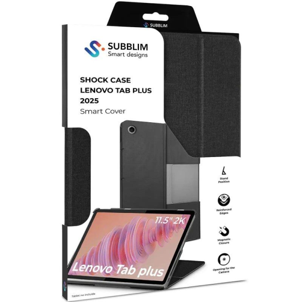 Funda Subblim Shock Case Lenovo Tab Plus 2025/ Negra