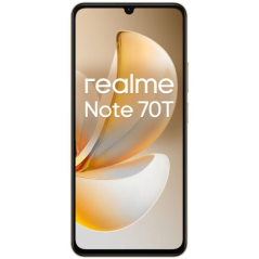 Smartphone Realme Note 70T 4GB/ 256GB/ 6.74'/ Dorado Playa