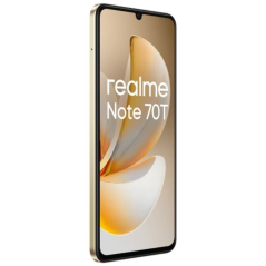 Smartphone Realme Note 70T 4GB/ 256GB/ 6.74'/ Dorado Playa