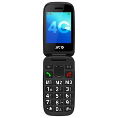 Teléfono Móvil SPC Harmony 2 4G para Personas Mayores/ Negro