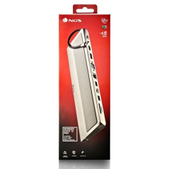 Docking USB Tipo-C NGS WonderDock 12 Pro/ 3xUSB/ 2xHDMI/ 1xVGA/ 1xRJ45/ 1xLector de Tarjetas/ 1xJack 3.5/ 1xUSB Tipo-C PD/ Gris