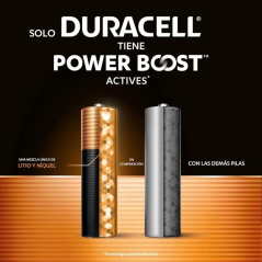 Pack de 12 Pilas AA Duracell Plus Power Boost DPBLR6B12/ 1.5V/ Alcalinas
