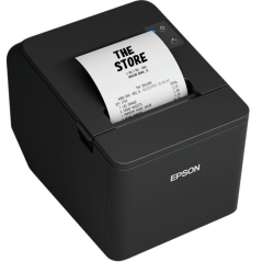 Impresora de Tickets Epson TM-T20IV/ Ancho papel 80mm/ USB-RS232/ Negra