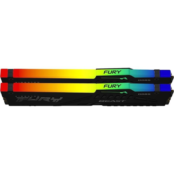 Memoria RAM Kingston FURY Beast RGB EXPO 2 x 16GB/ DDR5/ 6000MHz/ 1.4V/ CL30/ DIMM
