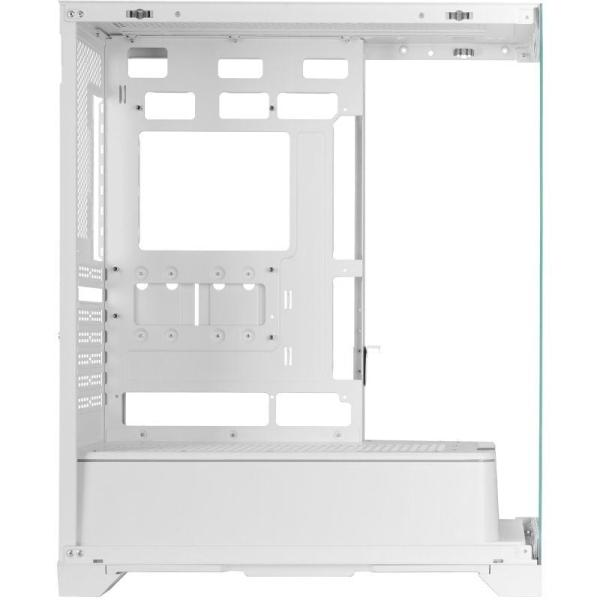 Caja Gaming Semitorre Mars Gaming MC-PRISMA/ Blanca