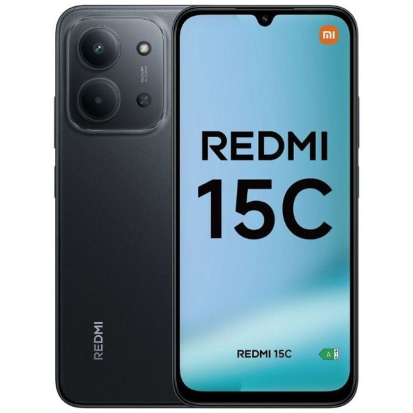 Smartphone Xiaomi Redmi 15C 8GB/ 256GB/ 6.9'/ Negro