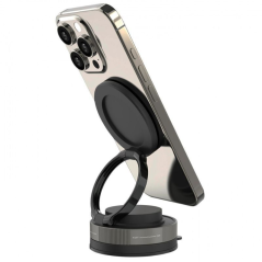 Soporte de Smartphone para Coche Muvit For Change MCCHL0035/ Negro