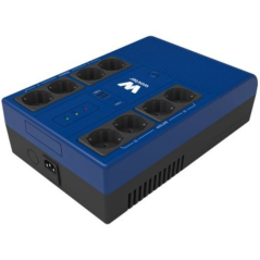 SAI Línea Interactiva Woxter Multibase UPS 1200 VA/ 1200VA-720W/ 8 Salidas/ Formato Torre