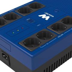 SAI Línea Interactiva Woxter Multibase UPS 800 VA/ 800VA-480W/ 8 Salidas/ Formato Torre