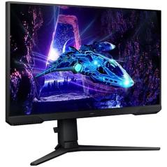 Monitor Gaming Samsung Odyssey G3 S24DG302EU/ 24'/ Full HD/ 1ms/ 180Hz/ VA/ Regulable en altura/ Negro
