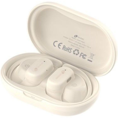 Auriculares Deportivos Bluetooth Leotec Open Air Zenith Sport con estuche de carga/ Autonomía 6.5h/ Beige