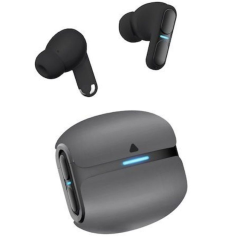 Auriculares Bluetooth Leotec TWS Gaming Nebula Fit con estuche de carga/ Autonomía 7.5h/ Negros