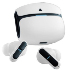 Auriculares Bluetooth Leotec TWS Gaming Nebula Fit con estuche de carga/ Autonomía 7.5h/ Blancos