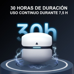 Auriculares Bluetooth Leotec TWS Gaming Nebula Fit con estuche de carga/ Autonomía 7.5h/ Blancos