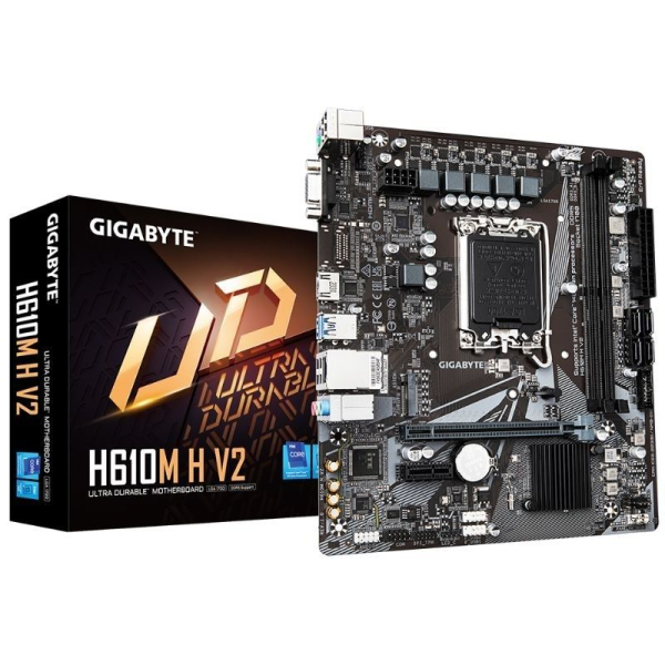 Placa Base Gigabyte H610M H V2 Socket 1700/ Micro ATX