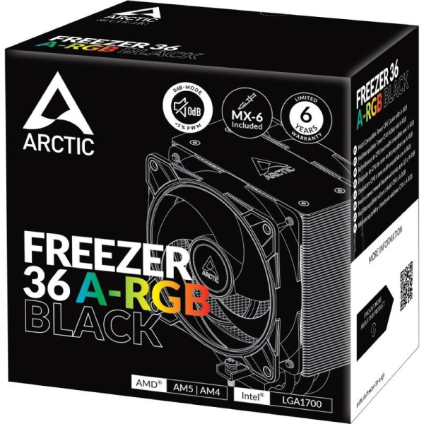 Ventilador con Disipador Arctic Freezer 36 A-RGB/ 12cm