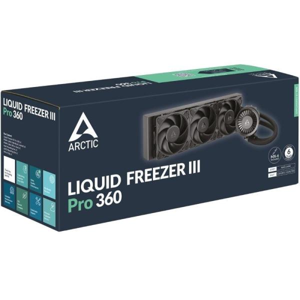 Sistema de Refrigeración Líquida Arctic Liquid Freezer III Pro 360/ Negro