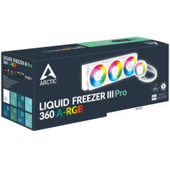 Sistema de Refrigeración Líquida Arctic Liquid Freezer III Pro 360 A-RGB/ Blanco