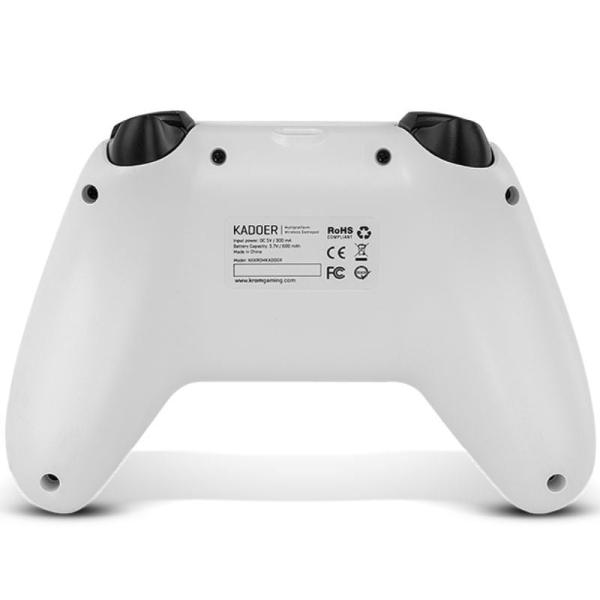 Gamepad Krom Kadoer Inalámbrico/ Blanco