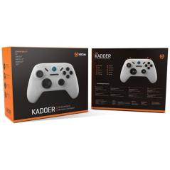 Gamepad Krom Kadoer Inalámbrico/ Blanco