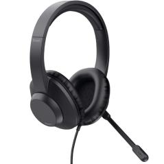 Auriculares Trust Ayda Max/ con Micrófono/ Jack 3.5/ Negros