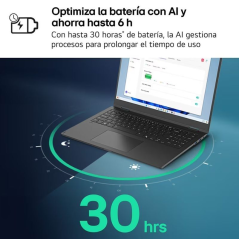 Portátil LG Gram 14Z90T-G.AD8BB Intel Core Ultra 7-255H/ 32GB/ 2TB SSD/ 14'/ Win11
