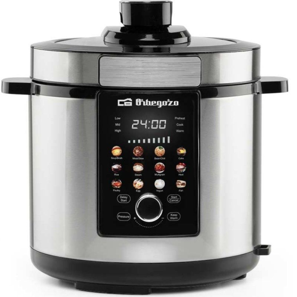 Olla Eléctrica Programable Orbegozo HPE 6500/ 1000W/ Capacidad 6L