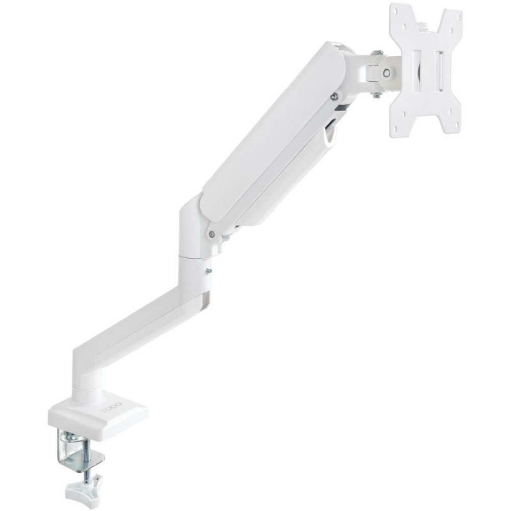 Soporte de Mesa para Monitor TooQ DB1334TNR-W/ Giratorio/ Inclinable/ hasta 10kg Soporte de Mesa para Monitor TooQ DB1334TNR-W/ Giratorio/ Inclinable/ hasta 10kg