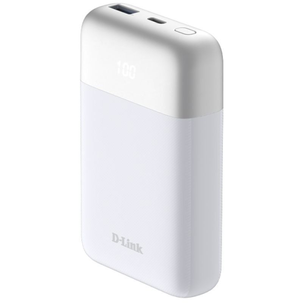 Powerbank 10000mAh D-Link DPP-101/ 18W/ Blanca