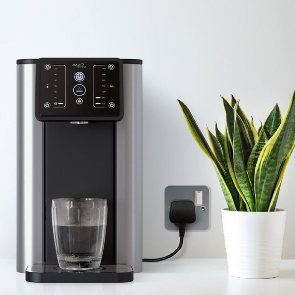 Dispensador de Agua Aqua Optima Aurora STAUR001/ 2100W/ Capacidad 3.8L/ Incluye 1 Filtro Evolve+