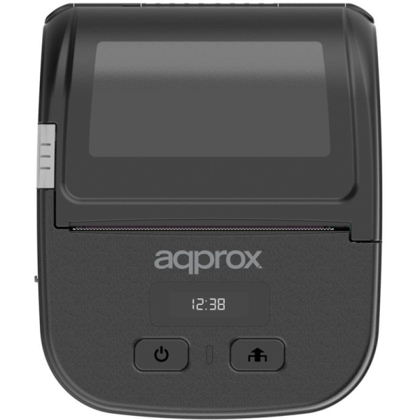 Impresora de Tickets Approx appPOS80PORTABLEWIFI/ Térmica/ Ancho papel 80mm/ USB-Bluetooth-WiFi/ Negra