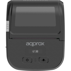 Impresora de Tickets Approx appPOS80PORTABLE/ Térmica/ Ancho papel 80mm/ USB-Bluetooth/ Negra