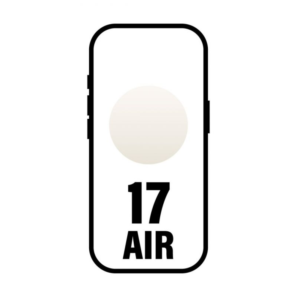 Smartphone Apple iPhone 17 Air/ 256GB/ 6.5'/ Dorado Claro
