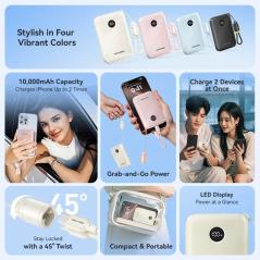 Powerbank 10000mAh Vention FKAN0-C/ 22.5W/ Gris
