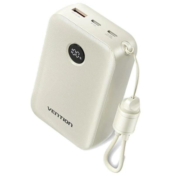 Powerbank 20000mAh Vention FKBN0-C/ 22.5W/ Beige