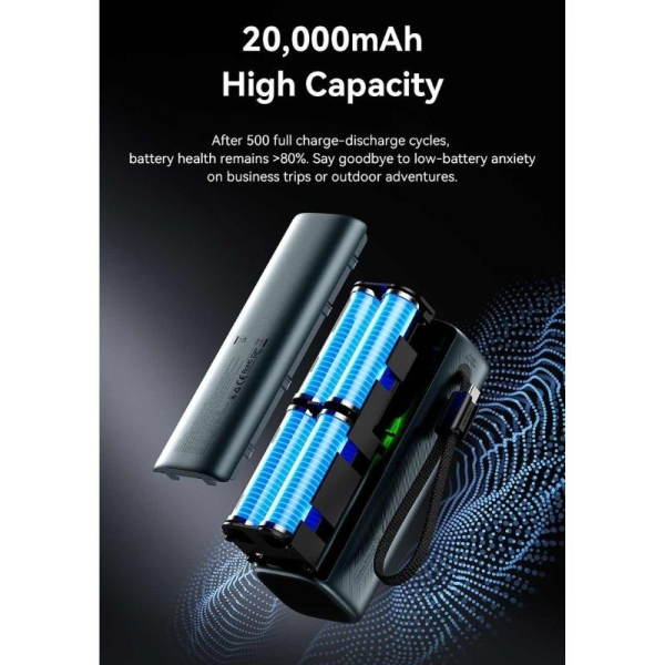 Powerbank 20000mAh Vention FKFH0/ 165W/ Gris