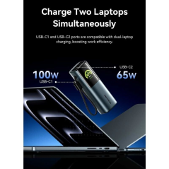 Powerbank 20000mAh Vention FKFH0/ 165W/ Gris