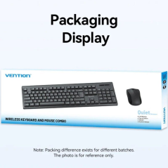 Teclado y Ratón Inalámbricos Vention Combo KTZB0-ES