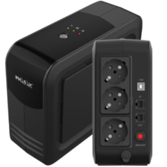 SAI Línea Interactiva Phasak Smart Lite 750 VA/ 750VA-450W/ 3 Salidas/ Formato Torre