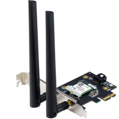Tarjeta de Red Inalámbrica-PCI Express Asus PCE-BE6500/ 6500Mbps/ 2.4/5/6GHz