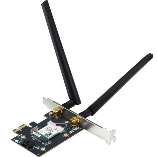 Tarjeta de Red Inalámbrica-PCI Express Asus PCE-BE6500/ 6500Mbps/ 2.4/5/6GHz