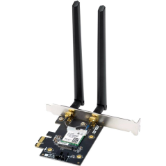 Tarjeta de Red Inalámbrica-PCI Express Asus PCE-BE6500/ 6500Mbps/ 2.4/5/6GHz