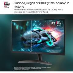 Monitor Gaming LG UltraGear 27GS60F-B 27'/ Full HD/ 1ms/ 180Hz/ IPS/ Negro