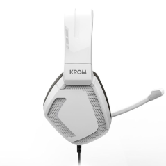 Auriculares Gaming con Micrófono Krom Kopa Pro/ Jack 3.5/ Blancos