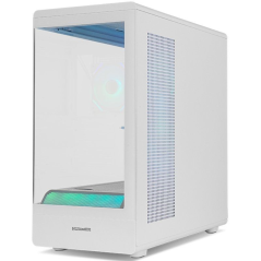 Caja Gaming Semitorre Nox Hummer SIGNAL/ Blanca