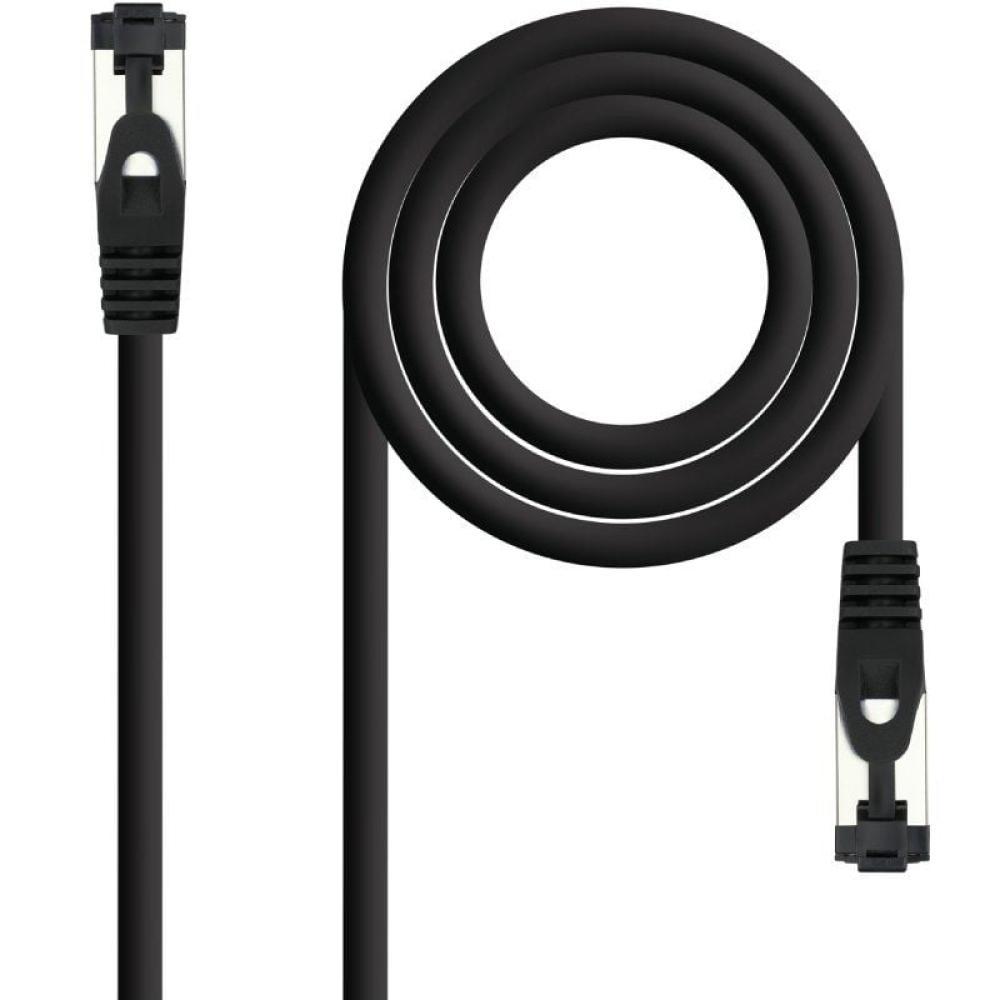 Cable de Red RJ45 SSTP Nanocable 10.20.2000-L25-BK Cat.8.1/ 25cm/ Negro