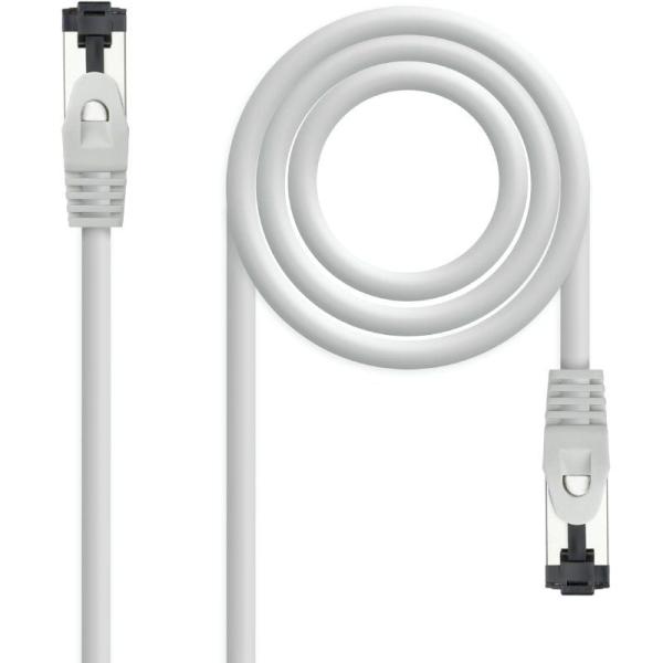 Cable de Red RJ45 SSTP Nanocable 10.20.2001-L150 Cat.8.1/ 1.5m/ Gris